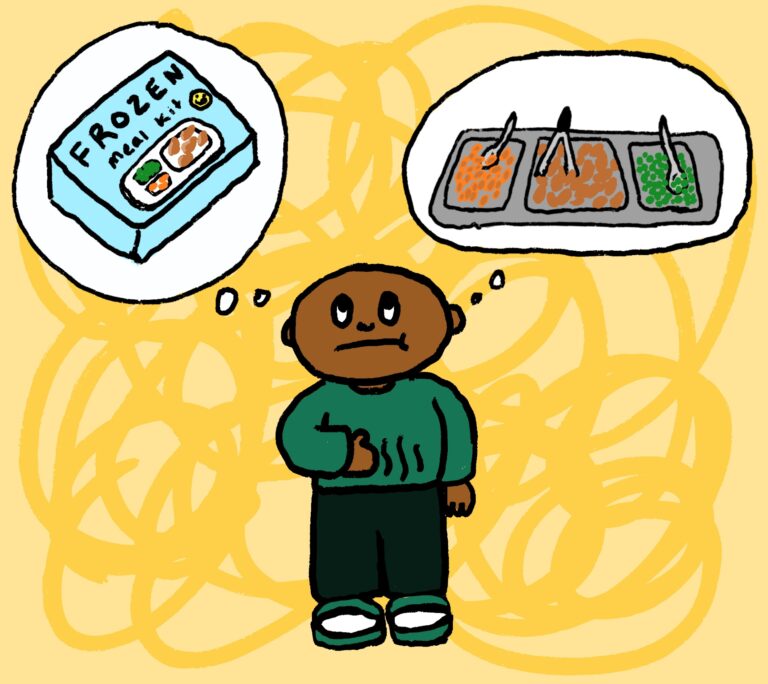 Serving Up Dinner Dilemmas: Students debate merits of eating on, off campus