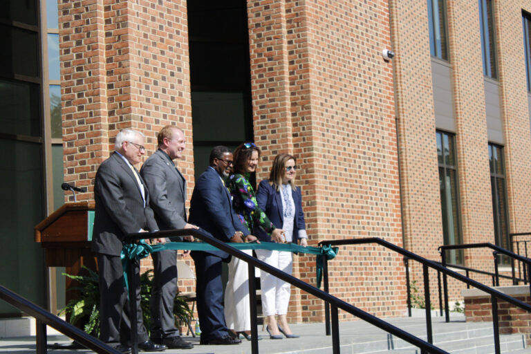 Community gathers for ribbon-cutting ceremony, commemorates ISC4