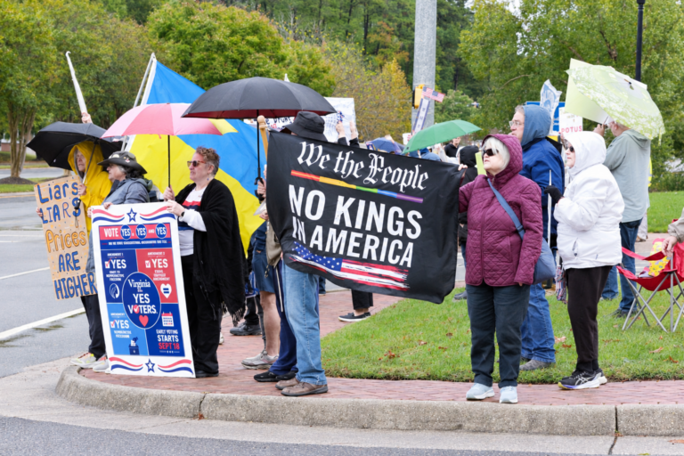 Williamsburg residents rally against Trump, community gathers for ‘No Kings’ protest ahead of midterms