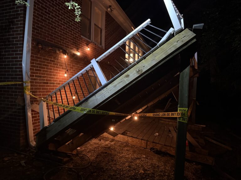 Porch collapses at off-campus house rented by students, leaving 28 hospitalized